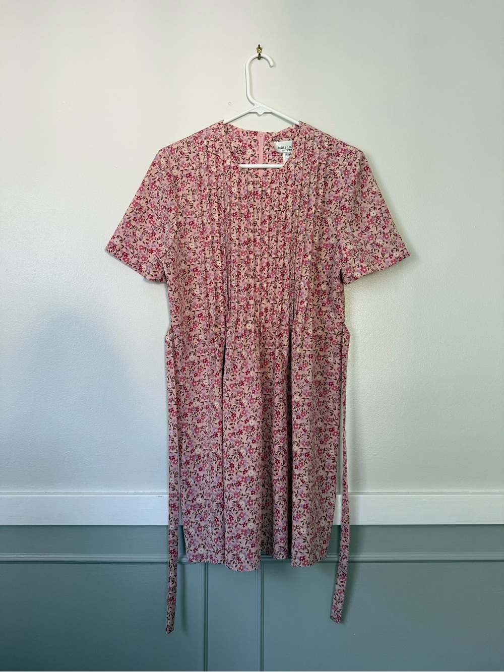 Vintage Miss Dorby Petite Pink Floral Dress